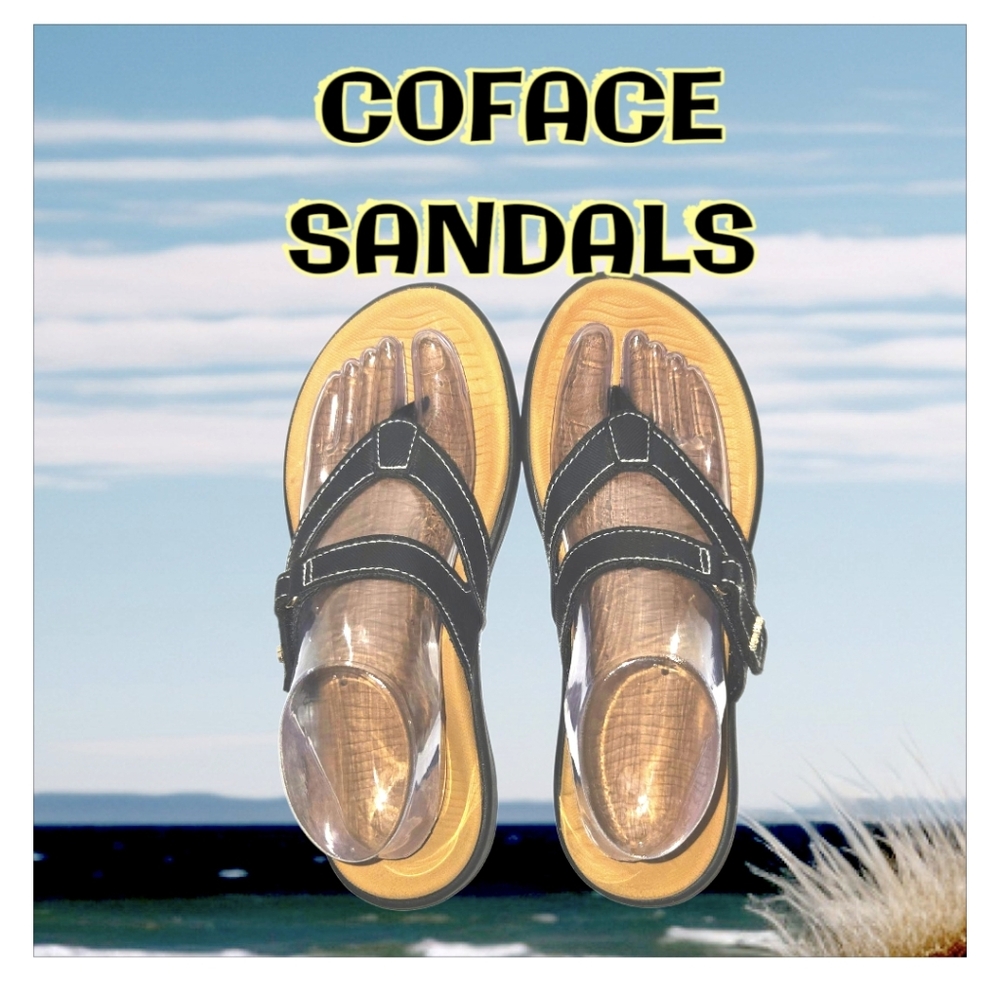 Black and Tan Women's Sandals